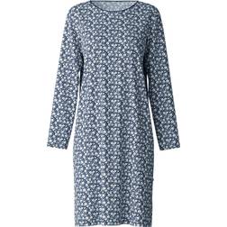 Calida Sleep Long-Sleeves Nightdress - Navy