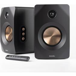 Roxel Nova Active Bookshelf Speakers 100-Watt RMS Power Wireless BT 5.4