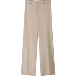Bershka Elegante Hose in meliertem Beige-Grau