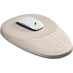 Hokafenle Ergonomic Mouse Pad Wrist Support, Terraced Slope Carpal Tunnel Wrist Pad Rest Apricot, 11.8x7.9
