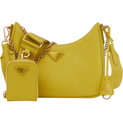 Prada Re-Edition 2005 Small leather shoulder bag green One size fits all
