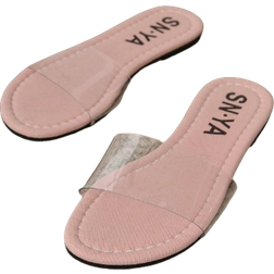 Shein Women's Plus Summer Fashion Beach Sandals Leisure Vacation Slippers, Flat Heel