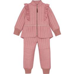 En Fant Old Rose Termo Sett M.Glitter - Gammal Rose