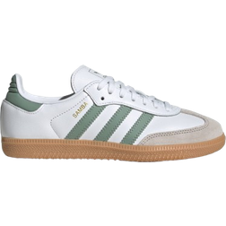adidas Samba Og J Sneakers - White/Silver Green/Gum