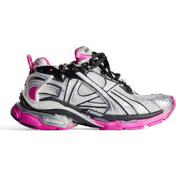 Balenciaga Runner Trainers Silver Women's Polyurethane, Polyester