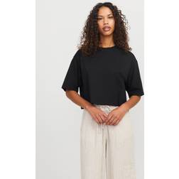 JJXX JXXX Oversize Crop Tee - Black