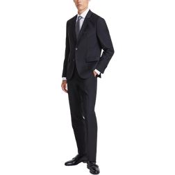 HUGO BOSS Men Modern-Fit Stretch Solid Nested Suits Black 44L