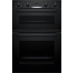Bosch MBA533BB3B Series 4 Built In Catalytic Double Oven Black