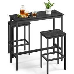 Vasagle Chairs Set of 2 39.4 x 15.7 x 35.4 Inches Dining Set 15.7x39.4" 3pcs