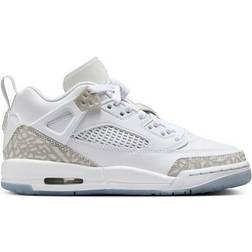 Nike Jordan Spizike Low GS - White/Metallic Silver/Barely Blue/Neutral Grey