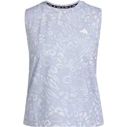 adidas Own The Run Climacool 3-Stripes Tank Top - Dash Grey/Violet Tone