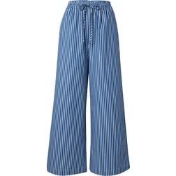 Lollys Laundry Liamll Pant Dam Breda Byxor - Stripe