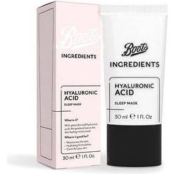 Boots ingredients hyaluronic acid sleep mask 30ml