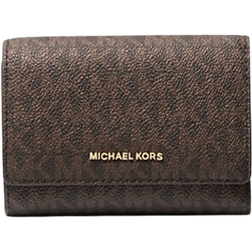 Michael Kors Bryant Medium Signature Logo Wallet - Brown