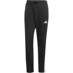adidas Essentials 3-Stripes Fleece Pants - Black