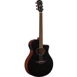 Yamaha APX 600M Smokey Black Guitare Jumbo acoustique-électrique