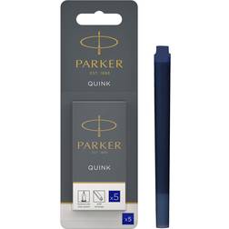 Parker Ink Cartridge Quink Blue (5) 1950403