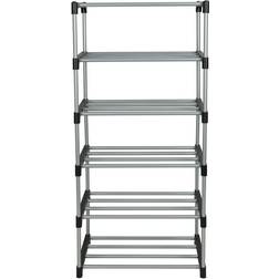 Mainstays 6 Tier Shoe Rack 17.2x37"