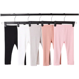 Shein Baby Girl 5pcs Solid Leggings