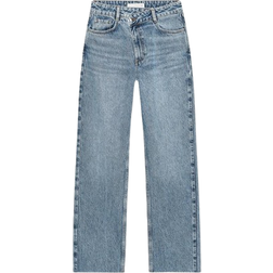 Zara Straight Leg High Waist Jeans - Mellembla