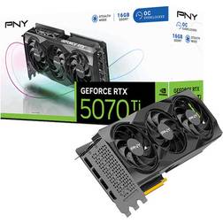 PNY RTX5070TI Verto OC Triple Fan 16GB GDDR7 HDMI 3xDP