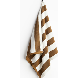 H&M 70 x 140 Badehåndklæde Beige (140x70cm)