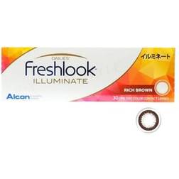 Alcon Freshlook 1 Day Illuminate Color Lens Rich Brown 30 pcs P-2.00