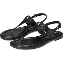 Michael Kors MKSandalia Mandy De Piel Con Tira En Forma De T - Negro