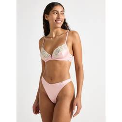 Lindex Brief Satin Thong - Pink