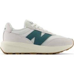 New Balance 370 Trainers - Off White/Green