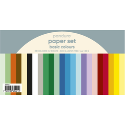 Panduro Hobby Gekleurd Papier A4 23 Kleuren 46 Vellen