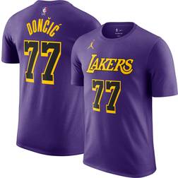Jordan Adult Los Angeles Lakers Luka Doncic #77 Purple Statement T-Shirt XL