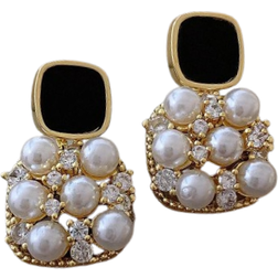 Shein Faux Pearl Decor Drop Earrings