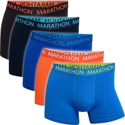 Marathon Herre 5-Pak Tights - Sort/Blå/Rød