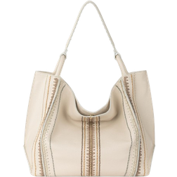 The Sak Los Feliz Leather Tote Bag - Stone Neutral Seminyak
