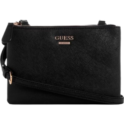 Guess Akir Triple Compartment Crossbody - Black
