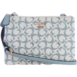 Guess Akir Triple Compartment Logo Crossbody - Green
