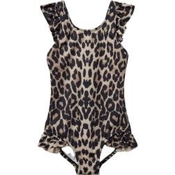 Sofie Schnoor Baddräkt Ginask UV50+ - Light Brown Leopa