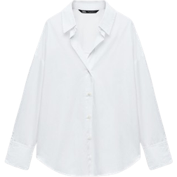 Zara Basic Poplin Shirt - White
