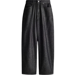 H&M Baggy High Jeans - Schwarz