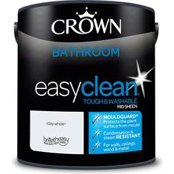 Crown Easyclean® Mouldguard+ Surface Wall Paint Clay White 2.5L