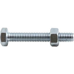 NKT Fasteners Stålsætskrue elforzinket M8 20 mm, 6 stk 6stk