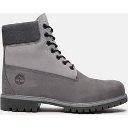 Timberland 6 Inch Lace-Up Waterproof Boot - Medium Grey