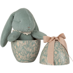 Maileg Huevo De Pascua Con Conejo Mint H18 x W12 x D12 cm