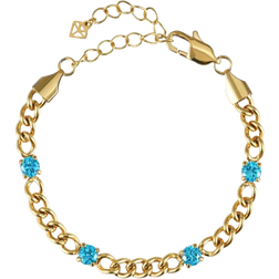 ANNEBRAUNER Panzer Aquamarine Bracelet