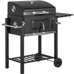 OutSunny Charcoal Grill BBQ Trolley