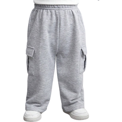 Shein Baby BoyGirl Casual KoreanStyle Knitted Sweatpants With Pockets Loose Fit