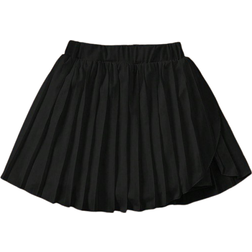 Shein Young Girls Solid Pleated Skort