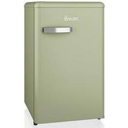 Swan Sr11035Gne Retro Under-Counter Fridge 90L Green