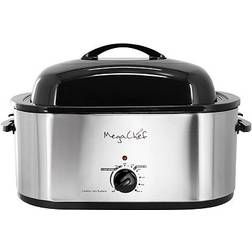 MegaChef 22 Qt Slow Cooker One Size Silver